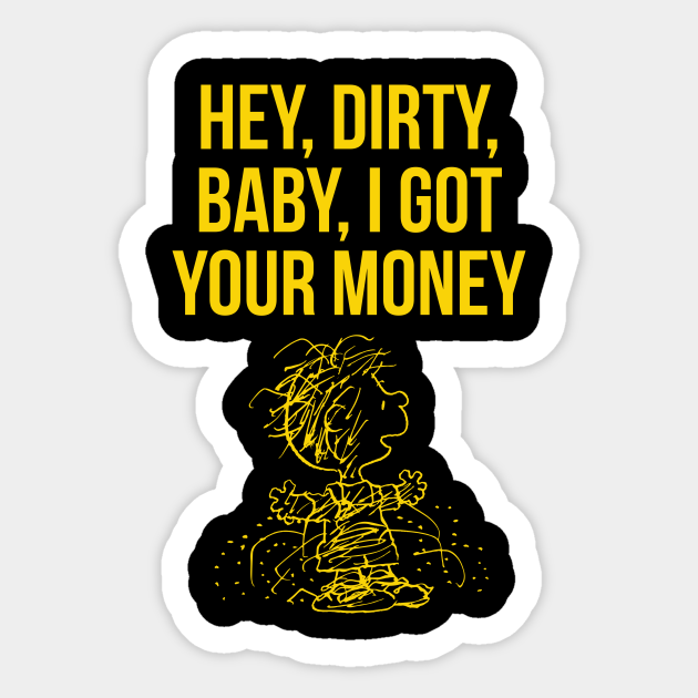 Gimme My Money Rap Money Sticker TeePublic